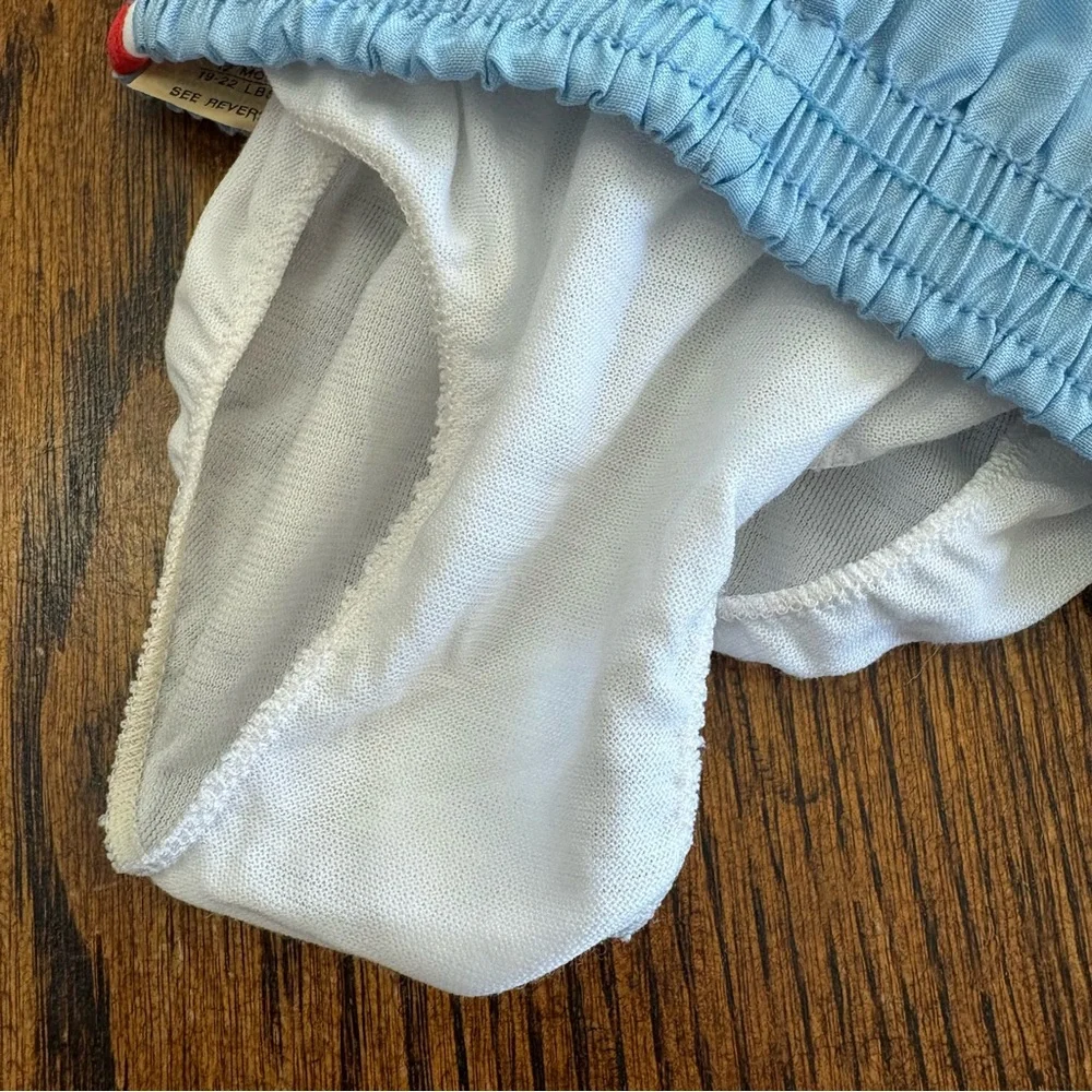Vintage Carters Shorts 70s 80s Baby Toddler Size 12 Month Retro Lined Athletic